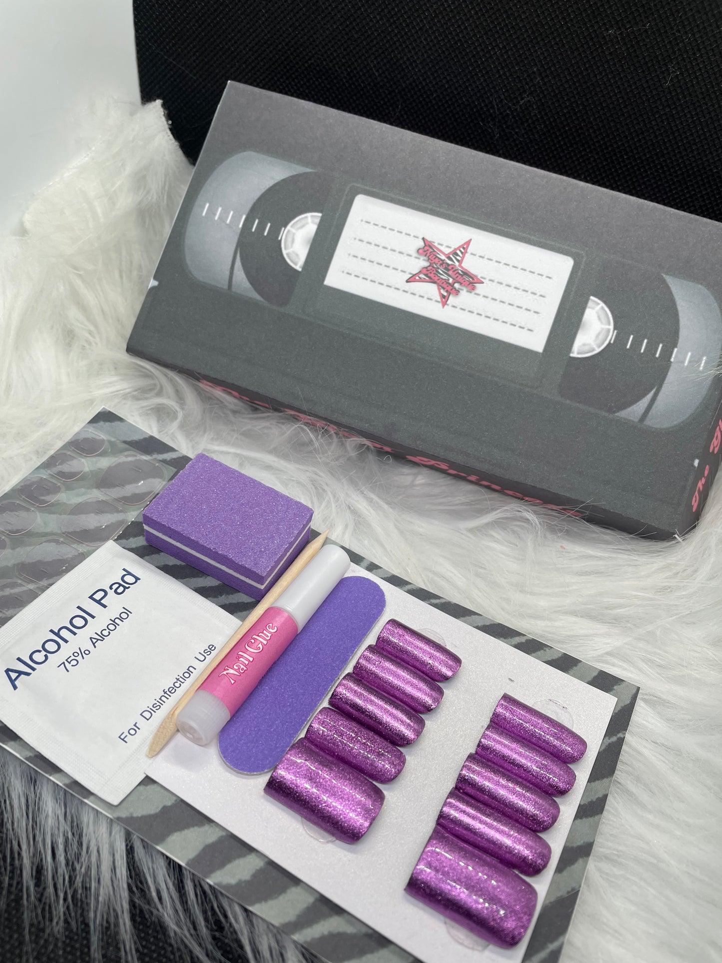 Purple Glitter set