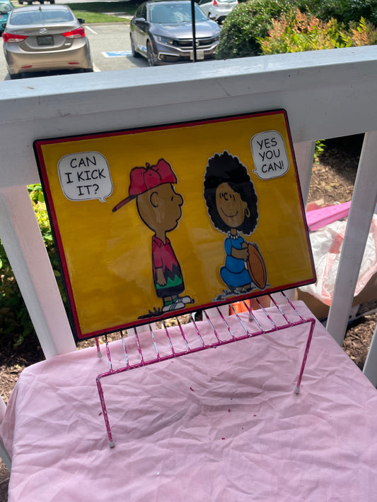 Can I Kick It? Plaque